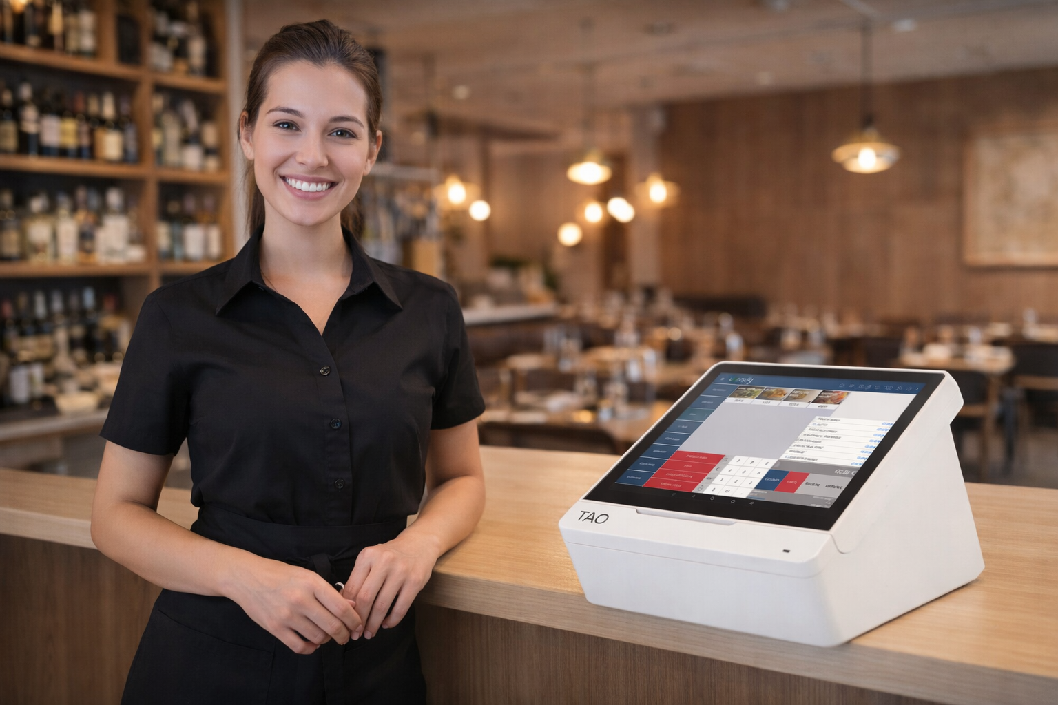 Cliente soddisfatto con scontrino digitale