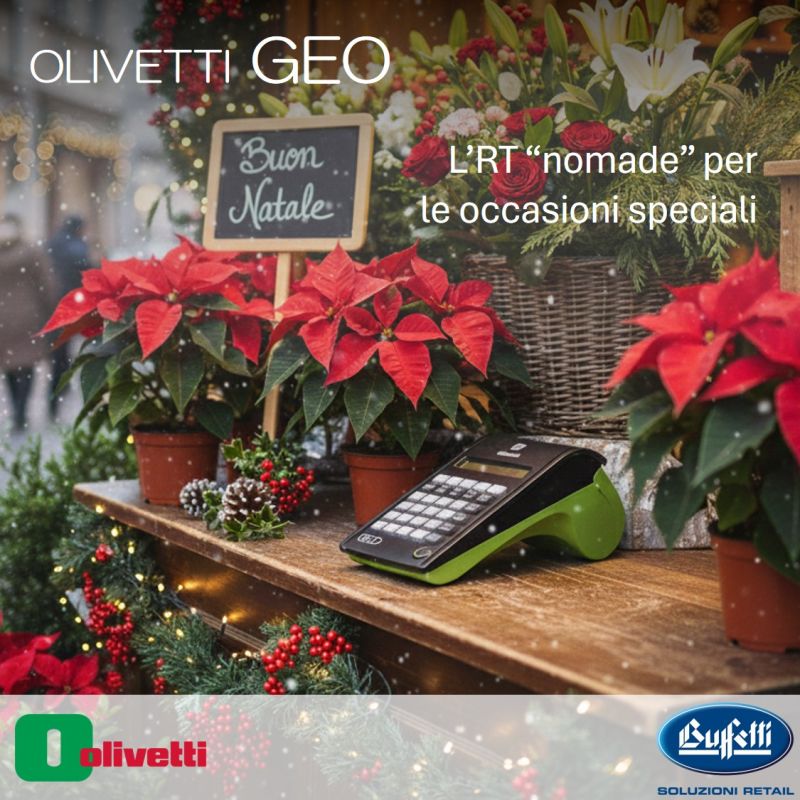 Registratore telematico Olivetti GEO in uso